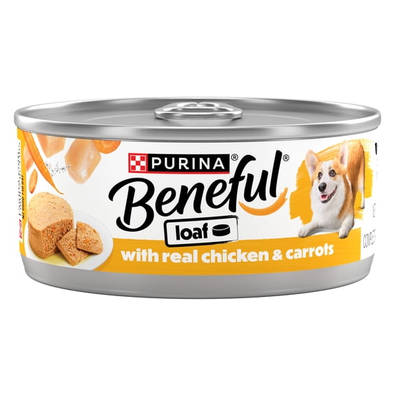 Purina Beneful With Real Chicken and Carrots Wet Dog Food, 5.5 oz.
