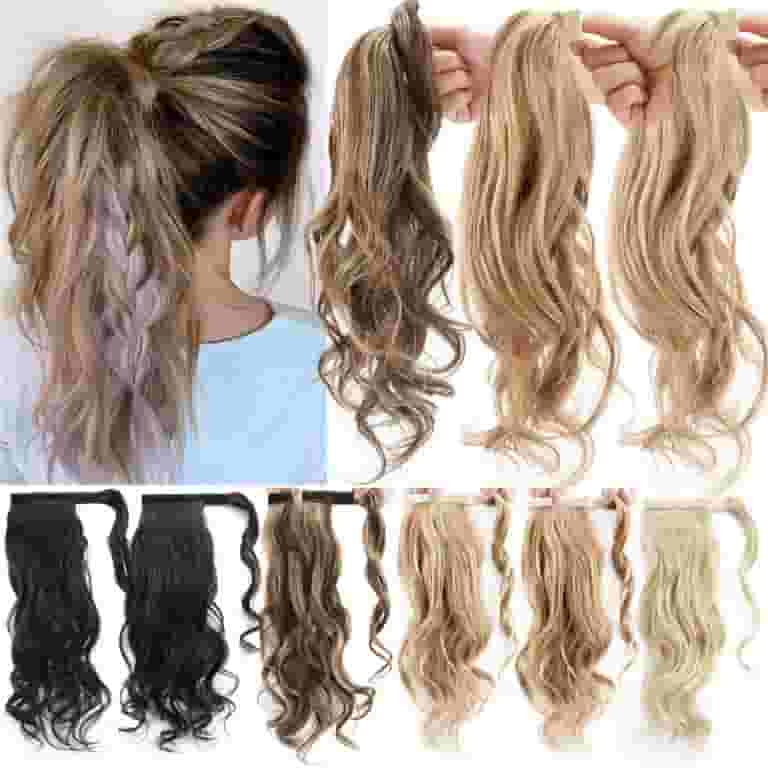 Benehair Claw Clip On Hair Ponytail 100% Remy Human Hair