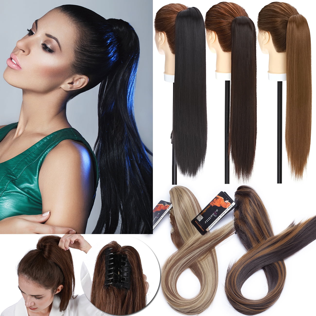 Benehair Clip In Ponytail Hair Extensions Fashion Claw on 