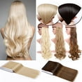 thumbnail image 1 of Benehair Clip in Hair Extensions Real Long Thick One Piece Hair Extension Curly Wavy Straight Hairpieces for Woman Best Hair, 1 of 9