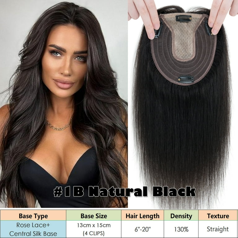 Benehair Real Hair Clip In Extensions Clip In Hairpiece Silk Base