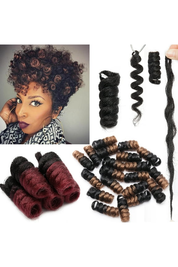 Toni Curl Crochet Braids Hair Extensions Short Curly Hair For Black Women Ombre Twist Braiding 10 inch 20 Roots