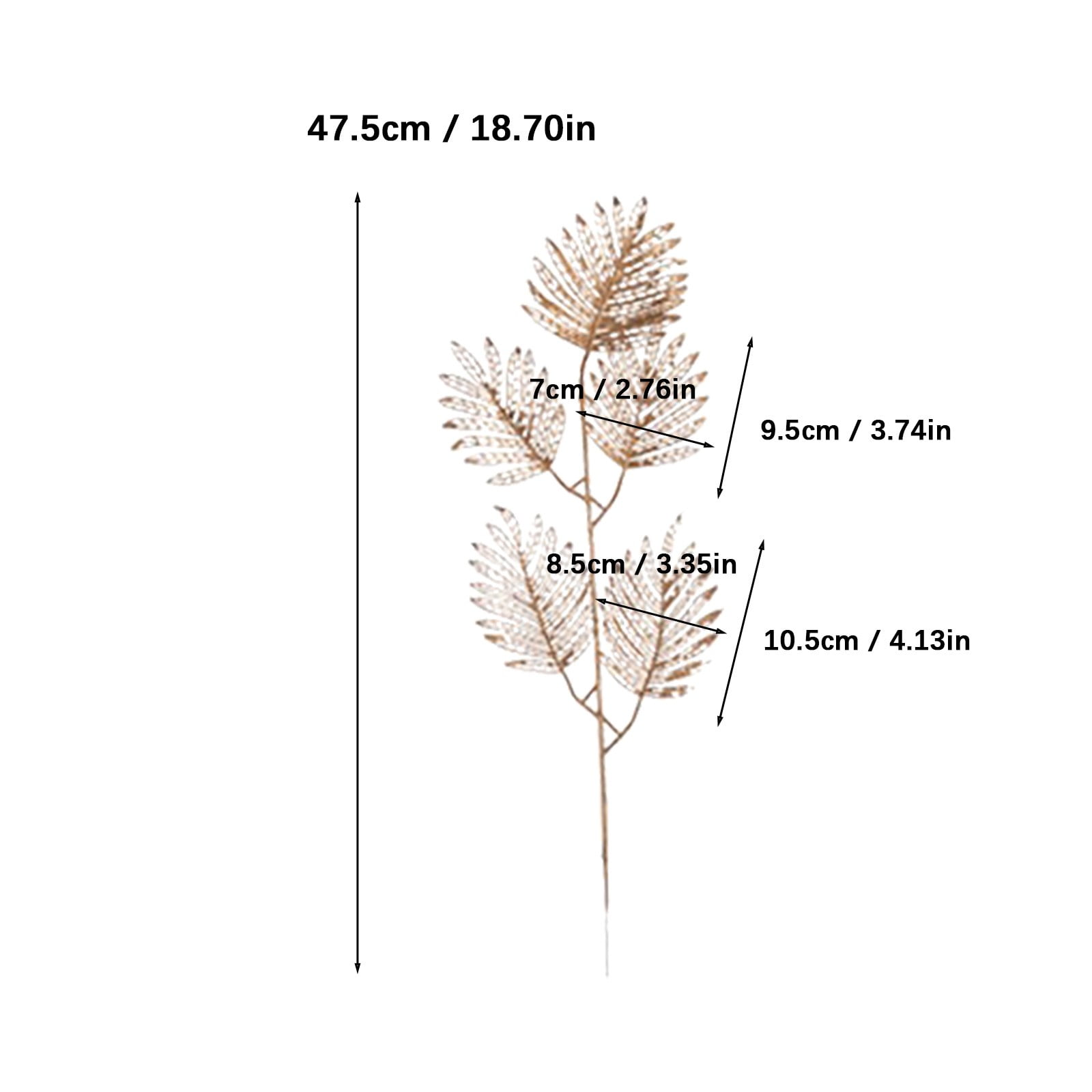 Beneky Bouquet of Flowers Artificial, Christmas Flowers Gold, New Year