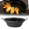 Beneky Deep Fryer Household Small Fryer Black NonStick Oil Pan, 2024