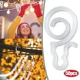 Beneky Hook Up, Christmas Light Hook Mini Gutter Plastic Hook 50Pc