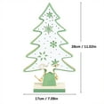 Beneky Ornaments, Christmas Table Setting Green, Christmas Table Set