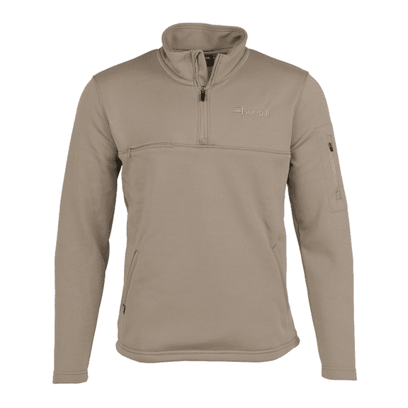 Benelli Fleece Pullover Hunting Jacket, Flat Dark Earth 1/4 Zip Large