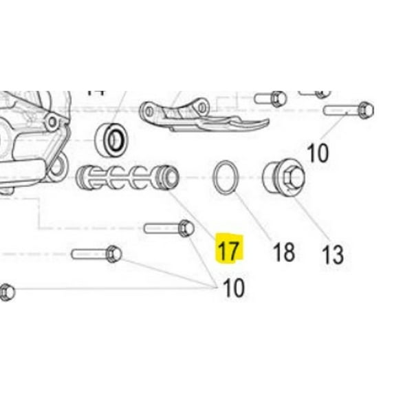 Benelli OEM Oil Drain Screen TNT135 2020+ 150133300000