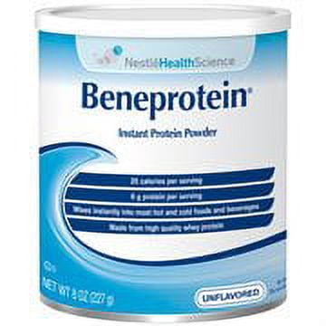 Beneprotein Protein Supplement, Unflavored, 8 oz. Canister, 6 Ct