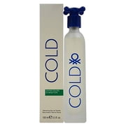 Benetton Cold Eau de Toilette, Unisex Fragrance, 3.3 Oz