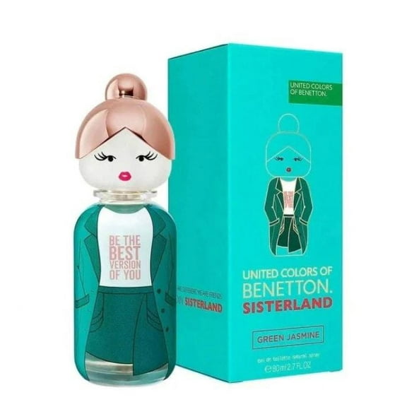 Benetton Ladies Sisterland Green Jasmine EDT 2.7 oz Fragrances 8433982018718