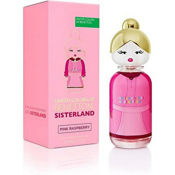 Benetton Ladies Sisterland Pink Raspberry EDT 2.7 oz Fragrances 8433982018756