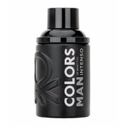 Benetton Mens Colors Black Intenso EDP Spray 3.4 oz