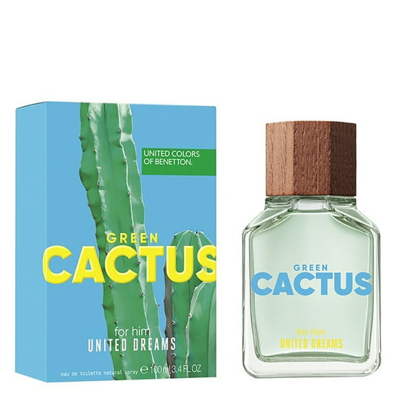 Benetton Men's Green Cactus EDT 3.4 oz Fragrances 8433982024078