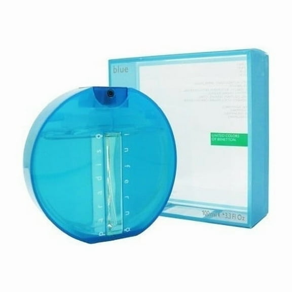 PARADISO INFERNO BLUE " NEW PACKAGE " Benetton 3.3 oz / 100 ml EDT Men Cologne