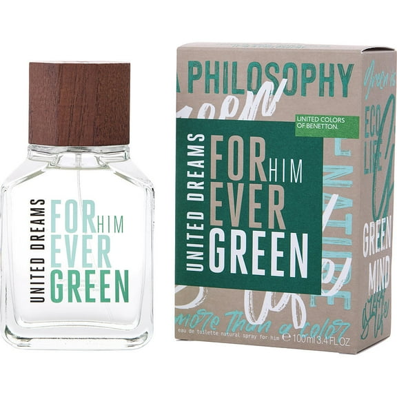 Benetton United Dreams Forever Green Eau De Toilette - 3.4oz