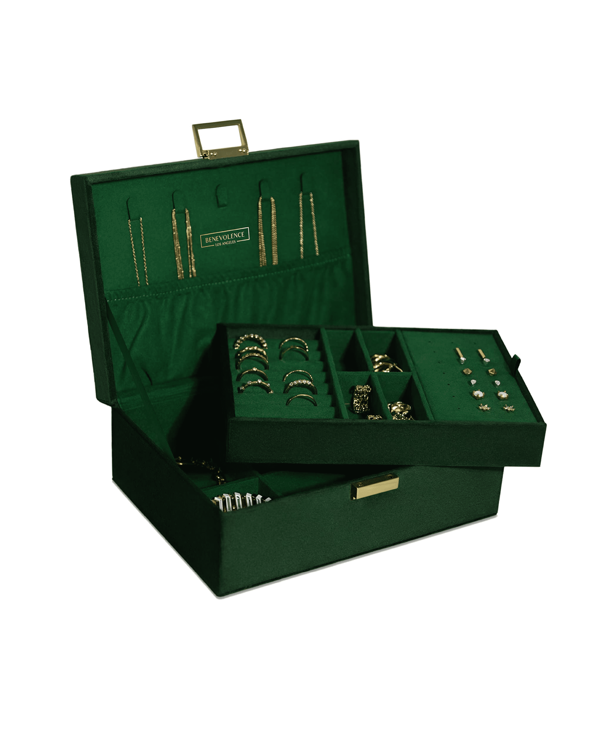 Benevolence LA Lock Jewelry Box - Emerald