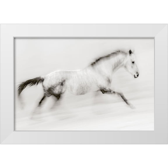 Benezech, Martine 14x11 White Modern Wood Framed Museum Art Print Titled - The Unique Brush Stroke