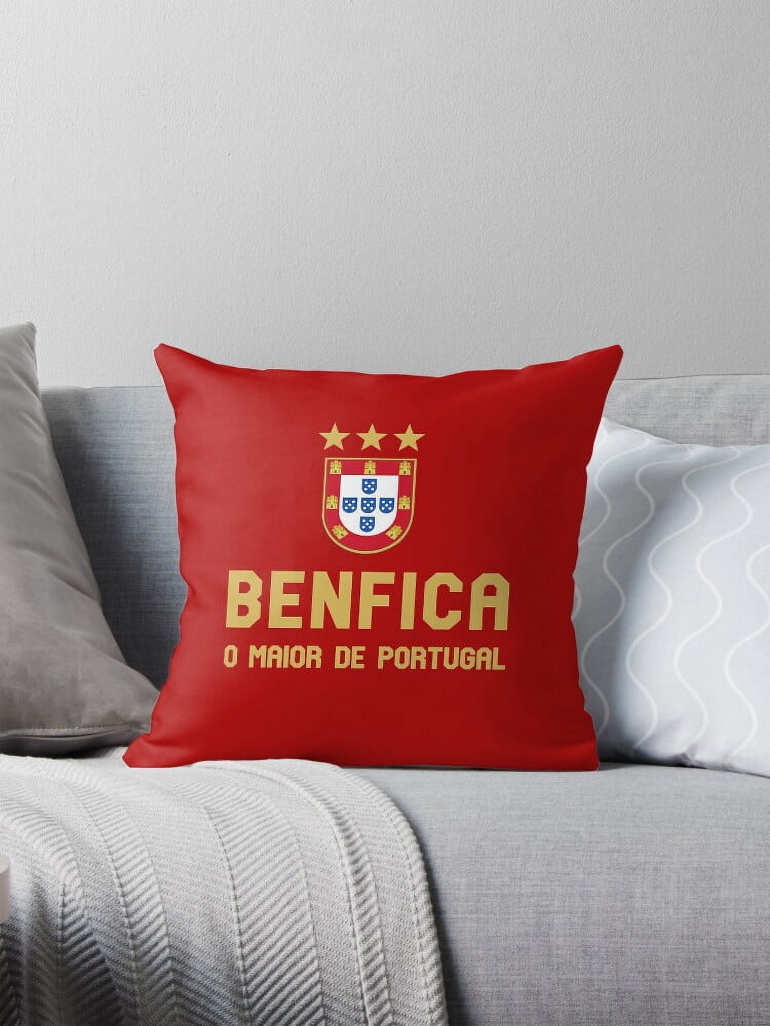Benfica o Maior Gold Throw Pillow Covers Cases Cushion Cover Case Sofa