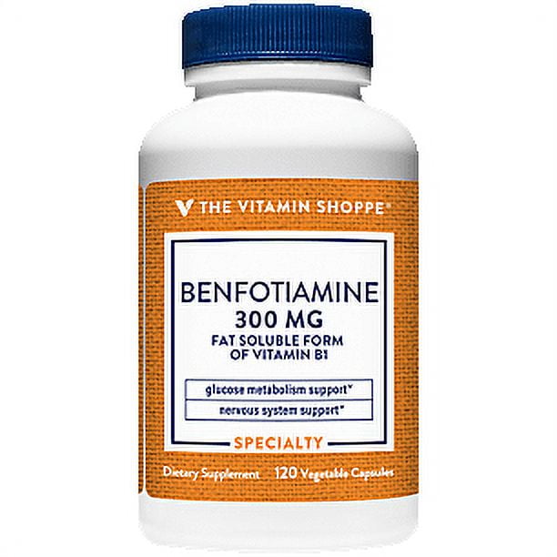Benfotiamine FatSoluble Form of Vitamin B1 (Thiamin) Supports