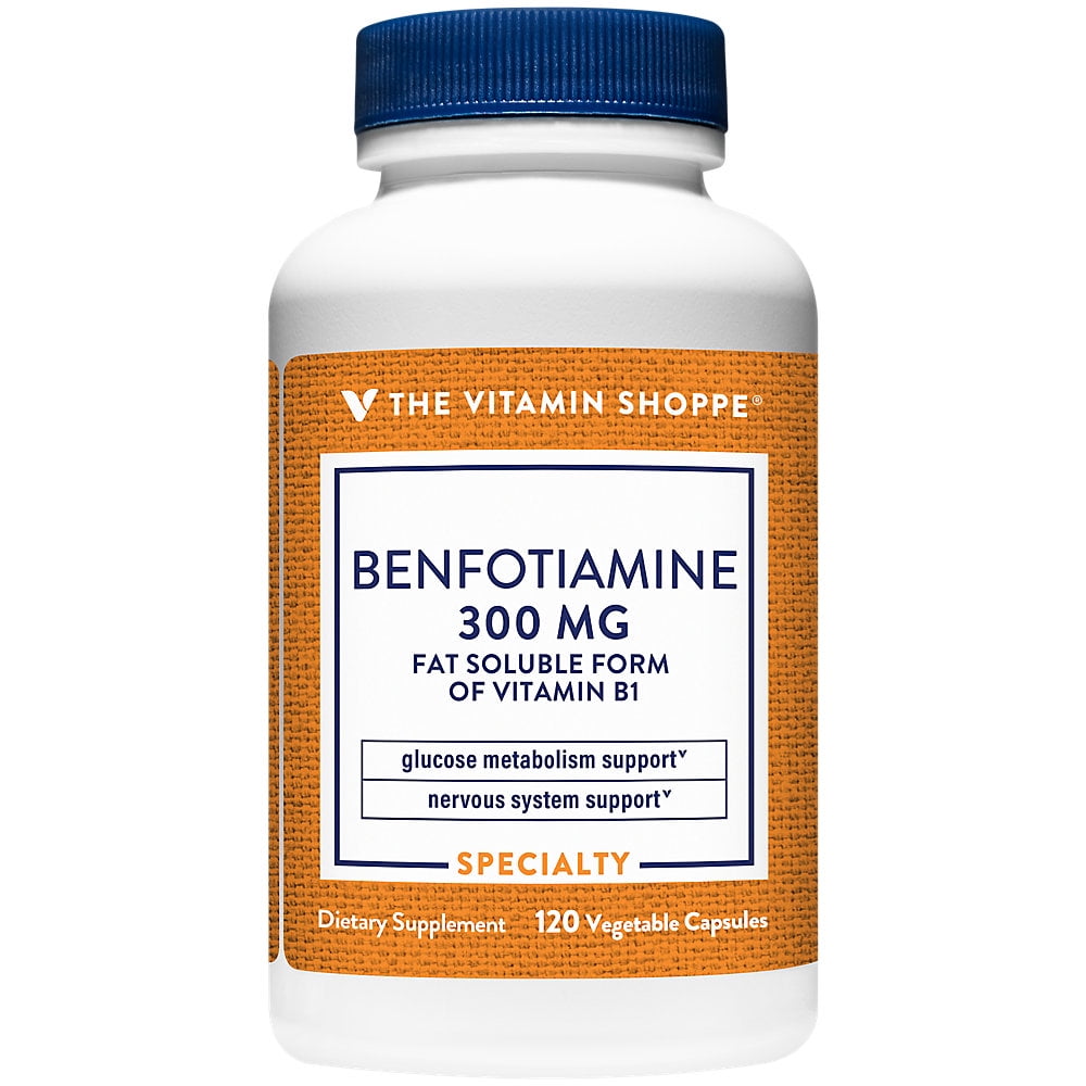 Benfotiamine FatSoluble Form of Vitamin B1 (Thiamin) Supports