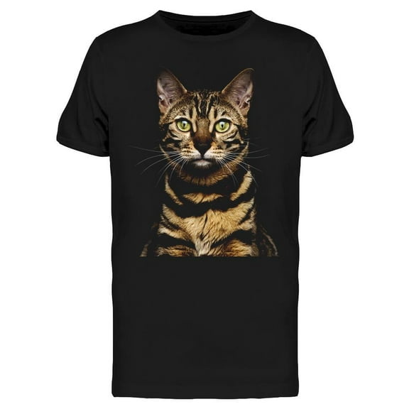 Bengal Cat Portrait  T-Shirt Men -Image by Shutterstock, Male Large