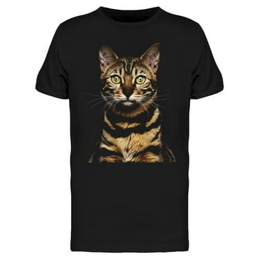 Bengal Cat Portrait  T-Shirt Men -Image by Shutterstock, Male x-Large
