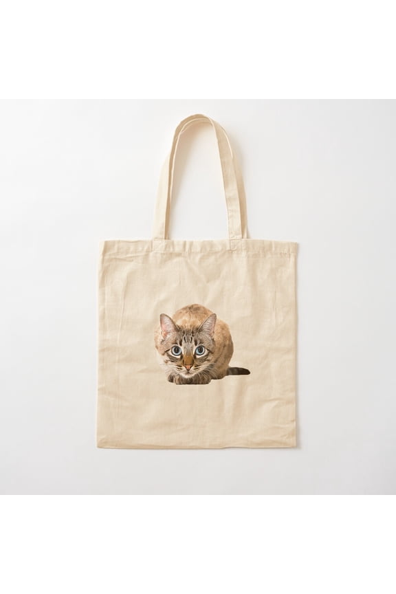 Bengal Cat Snow Mink Beauty Canvas Tote Bags, Reusable Shopping Bag
