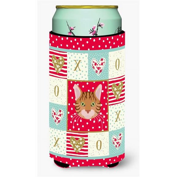 Bengal Cat Tall Boy Beverage Insulator Hugger