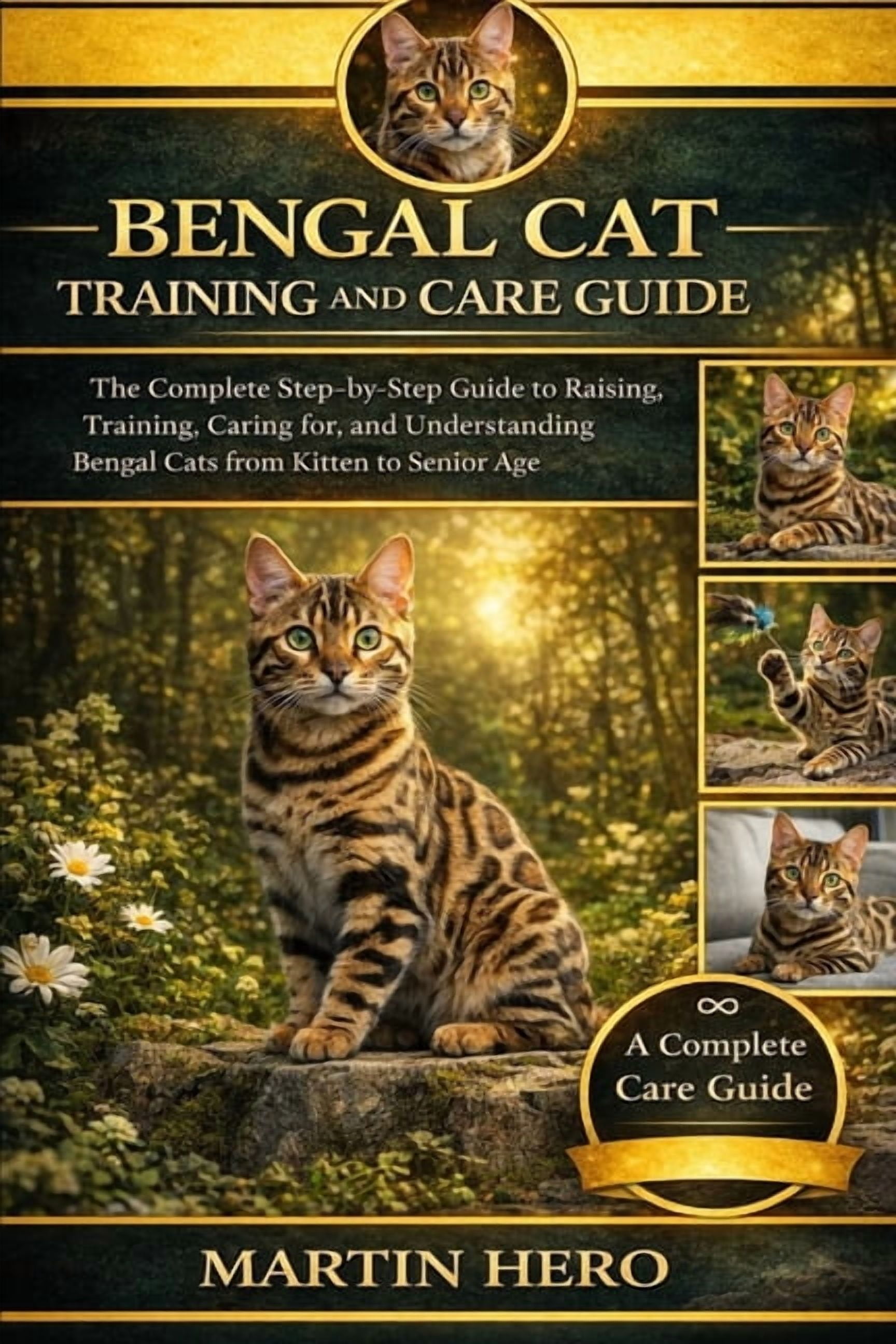 Bengal Cat Training and Care Guide: The Complete Step-by-Step Guide to Raising, Training, Caring for, and Understanding , (Paperback)