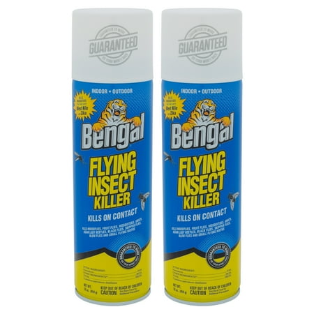 Bengal Flying Insect Killer, 2 - 16 oz. Cans Indoor Outdoor Spray