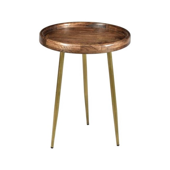 Bengal Manor Mango Wood Tray Top Accent Table