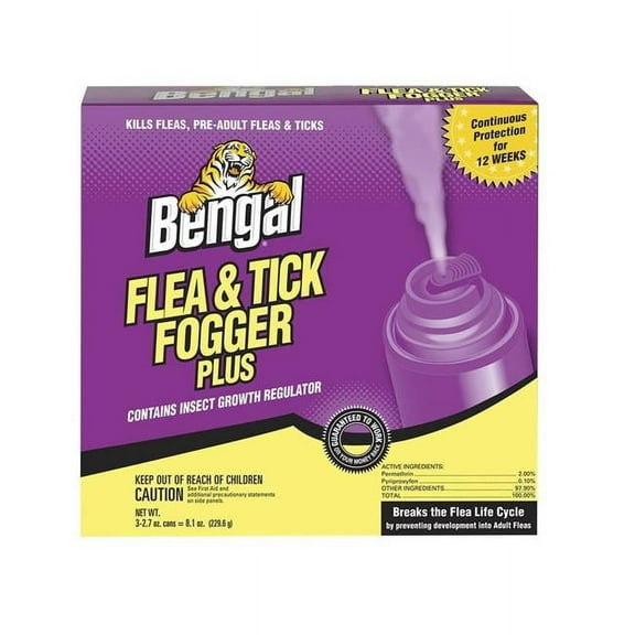 Bengal Products  3.3 oz Fogger Flea & Tick, Pack of 6