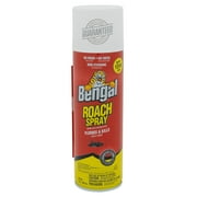 Bengal Roach Spray, Odorless Stain-Free Dry Spray, 13 oz Aerosol Can