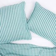 50 x 60 Turquoise Bengal Stripe Lagoon Cotton Throw Blanket w/ Fringe