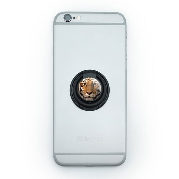 Bengal Tiger Face Mobile Phone Ring Holder Stand