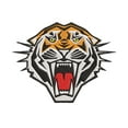 thumbnail image 1 of Bengal Tiger Head/Face - Iron on Applique/Embroidered Patch, 1 of 2