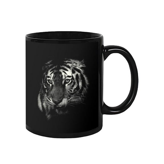 Bengal Tiger In The Dark Mug - SPIdeals Designs,