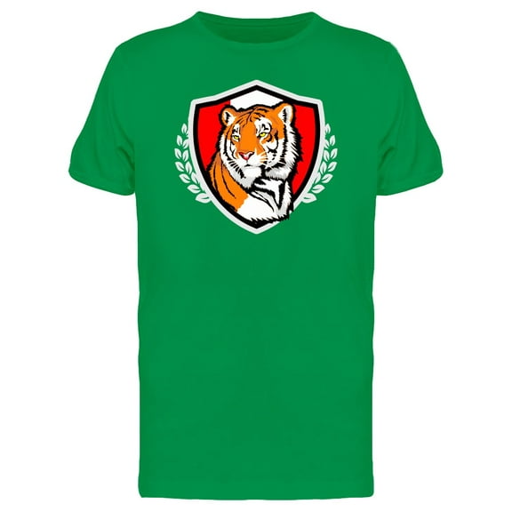Bengal Tiger Shield Mascot Tee Men's -Image by Shutterstock