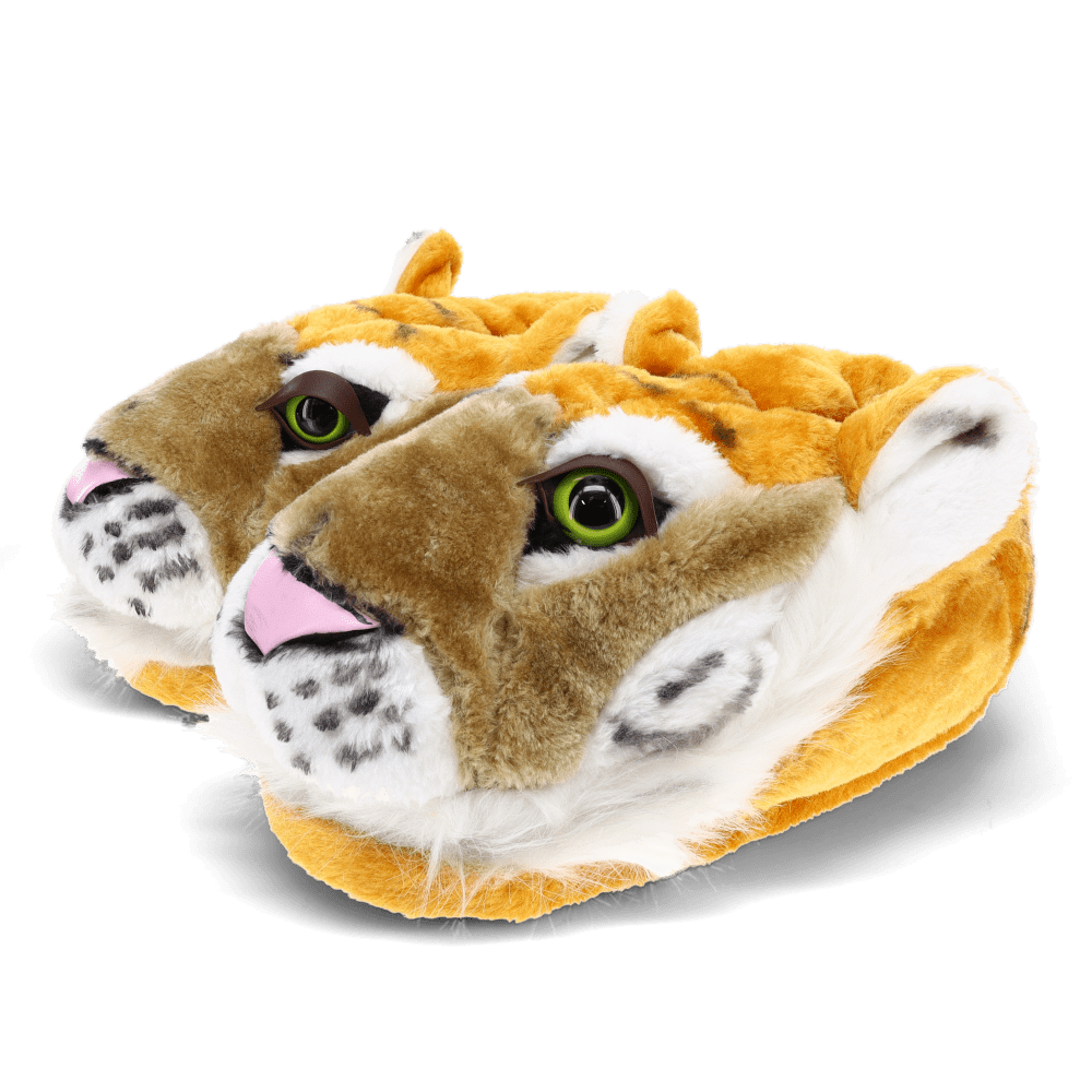 Men\'s slippers little tiger Amazon.com | Onmygogo Fuzzy Winter Animal Tiger Slippers for  main image 4