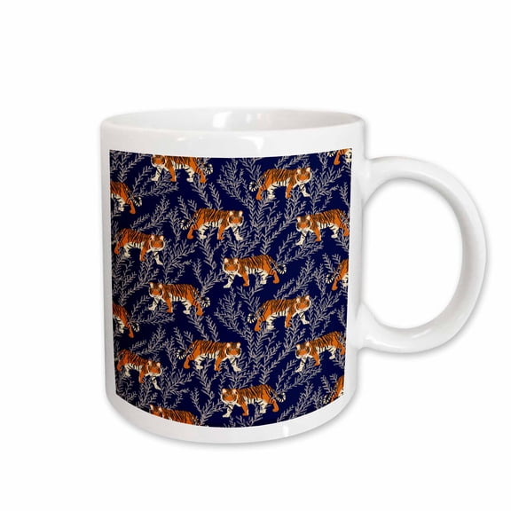 3drose, Bengal Tigers Pattern, 11oz Mug