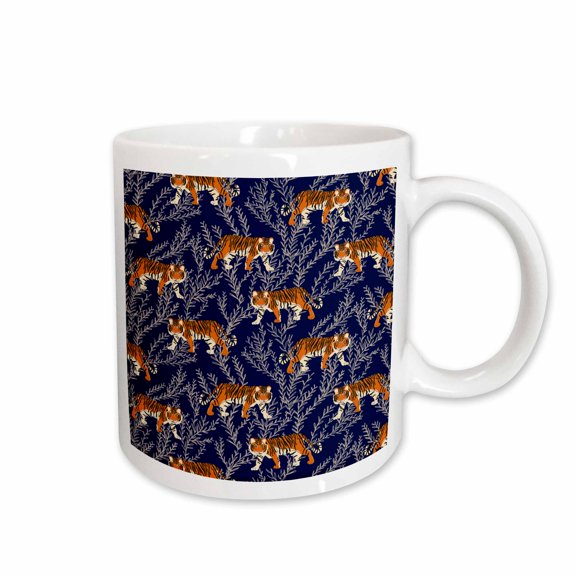 3drose, Bengal Tigers Pattern, 15oz Mug