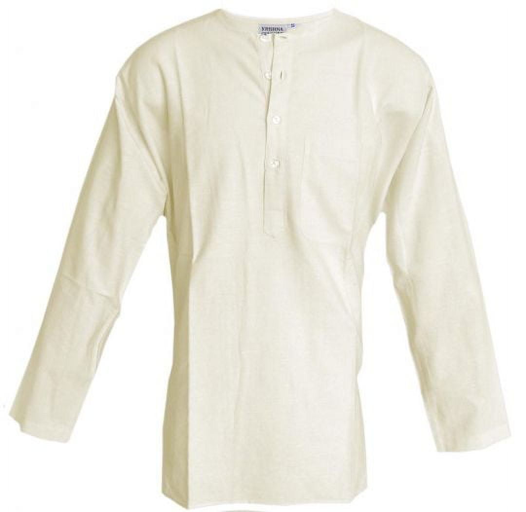 Bengali Kurta Cream long Sleeve BKClXX(XX-large)