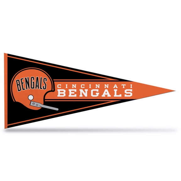 Bengals Retro Mini Pennant - 8 Pennants Per Pack