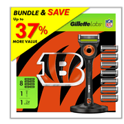 Exclusive Gillette Labs Official Bengals Gameday Razor Bundle