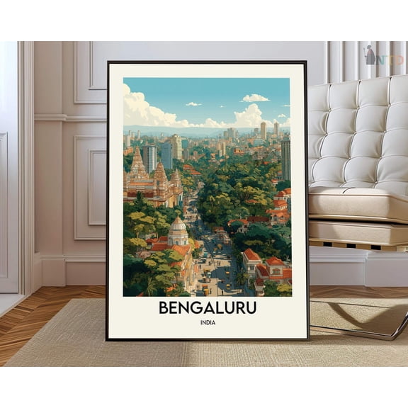Bengaluru Karnataka Poster Unframed Paper Print