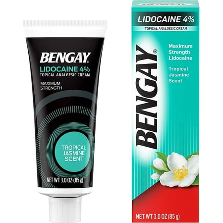 Bengay Maximum Strength Pain Relieving Cream, Jasmine Scent, 3.0 Oz, 2 Pack