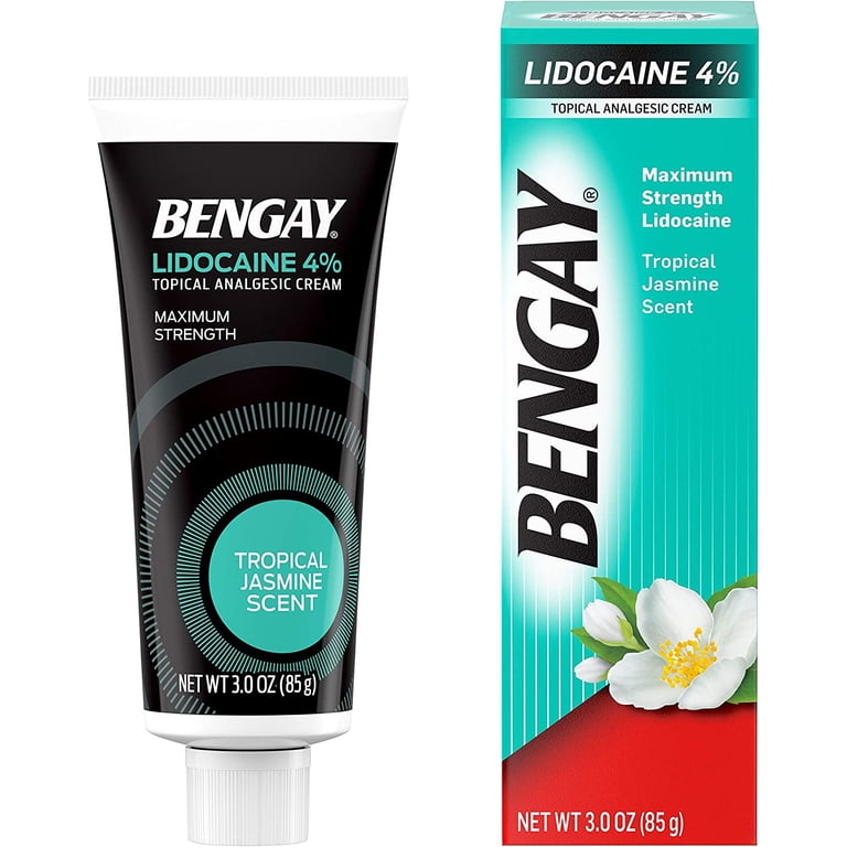 Bengay Maximum Strength Muscle Rub, Pain Reliever Cream, Jasmine