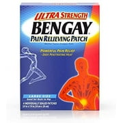 Bengay Ultra Strength Large Pain Relieving Patch, 4 Count