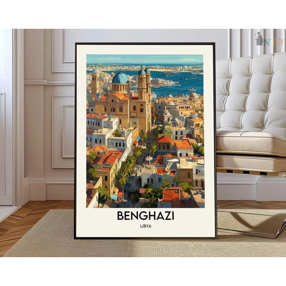 Benghazi Libya Cityscape Wall Art Travel Decor Photo Print Unframed Paper Print